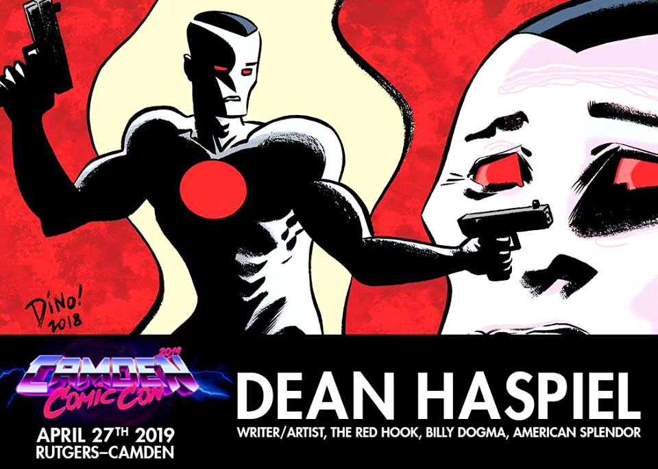 I'm a guest at <a href="/CamdenComicCon/">Camden Comic Con</a> this Saturday! I will be tabling, selling books, and doing a panel w/@christacassano <a href="/JenhayGoddess/">Jennifer Hayden</a> <a href="/fredvanlente/">Fred Van Lente</a> Marguerite Dabaie &amp; moderated by <a href="/AdamMcGovern/">AdamMcGovern</a> Details here: man-size.livejournal.com/873014.html