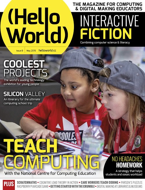 CodeClub's tweet photo. Issue 8 of @HelloWorld_Edu, is OUT NOW! 

You can download the magazine for free anywhere in the world, and if you’re a UK-based educator Hello World is available free of charge in print! 

Download today: https://t.co/qGrvyijNEL https://t.co/gZB2oKMuBq