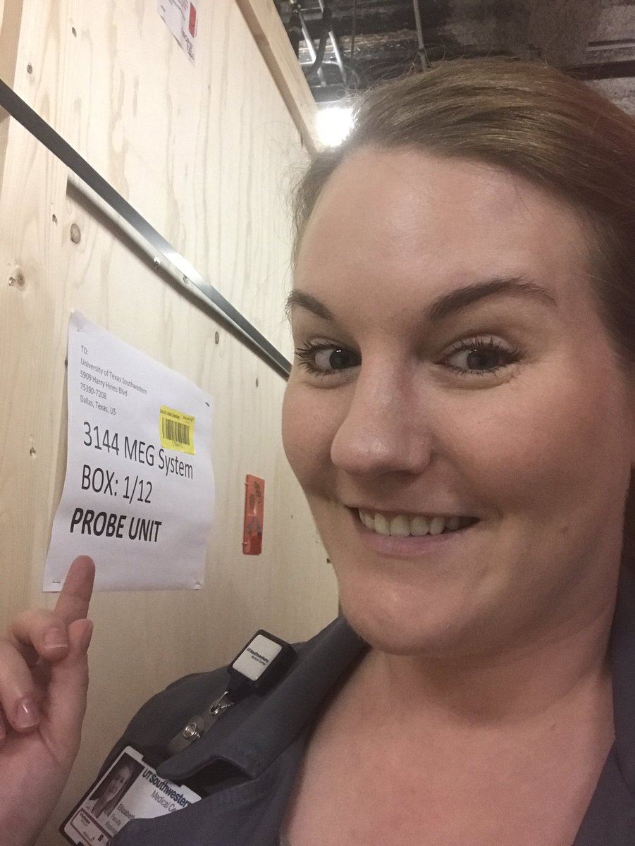 EMDavenport_PhD's tweet image. I’ve waited years for this... The MEG is here! It still has to be put together, but it’s here! #utswbrain #UTSW #UTSW_MEG #womeninSTEM #MotherofMEGs @UTSW_Radiology @UTSWNews