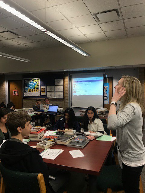 kjanek's tweet photo. Spent 2 days searching the stacks for great practice history internal assessment books! A quick refresher in #Destiny @FollettLearning and lots of books!!! #IBMYP @ibmyp #IBLibrary #IBSchool #MISchoolLibrary #inquiry #LibrariesTransform https://t.co/FmuqWzFmRw