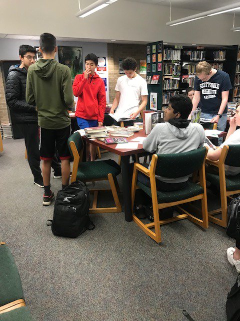 kjanek's tweet photo. Spent 2 days searching the stacks for great practice history internal assessment books! A quick refresher in #Destiny @FollettLearning and lots of books!!! #IBMYP @ibmyp #IBLibrary #IBSchool #MISchoolLibrary #inquiry #LibrariesTransform https://t.co/FmuqWzFmRw