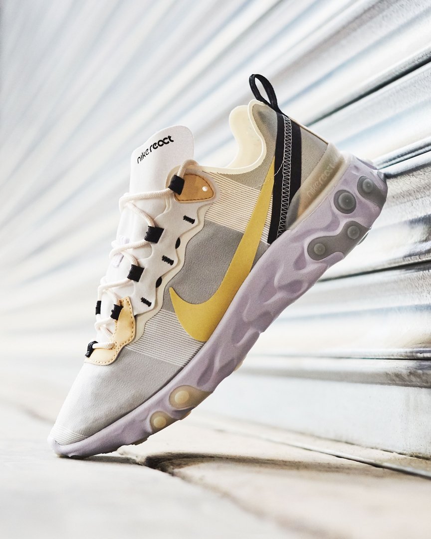 nike react element 55 pale vanilla