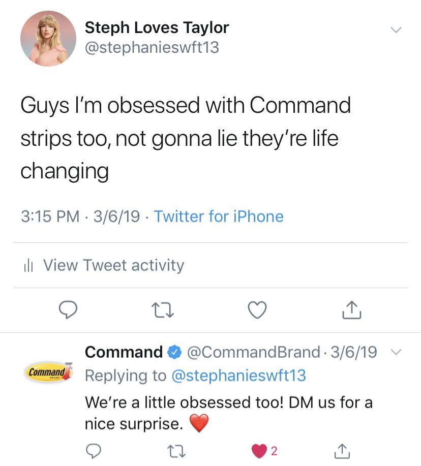 stephlovestay's tweet photo. AHH!! Thank you @CommandBrand I LOVE THIS!! And don’t forget tomorrow is 4.26!!💕✨🤩 

@taylorswift13 @taylornation13 #TaylorSwiftApril26 #CommandBrand https://t.co/RHL7dLQ1NC