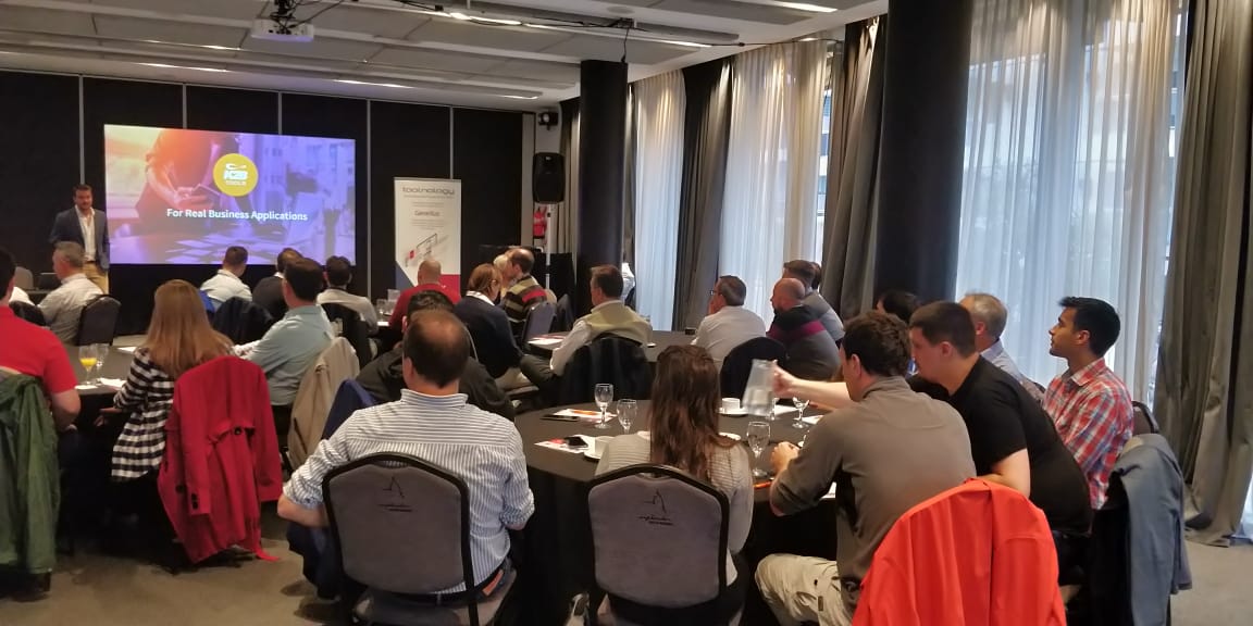 👉K2BTools acercándose a la Comunidad #GeneXus en #Argentina 
 <a href="/P_Colla18/">Pablo Collazo</a> comparte una charla en el GeneXus Tour Rosario organizado por <a href="/TOOLNOLOGY/">GeneXus - Toolnology</a>  #SoftwareDevelopment