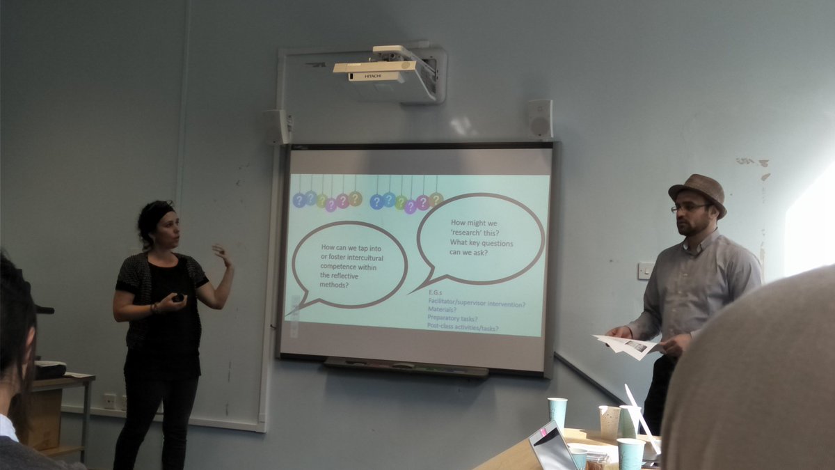 Taha Rajab, <a href="/TetiDragas/">Teti D</a> &amp; Nicola Reimann presented: Exploring the role of intercultural reflective practice in enhancing teaching and internationalising academic development. Video recalls are a great way to stimulate refective teaching #Cultnet2019