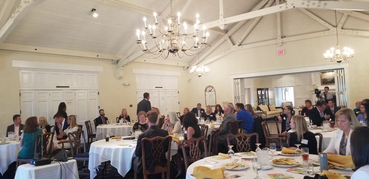 traciebober's tweet photo. One of the best events we have. @CBWSTWEET Foundation Awareness Lunch. We get to learn about the 15 charities we're supporting in 2019 #giveback #cboki https://t.co/Jz9E5TkYEq