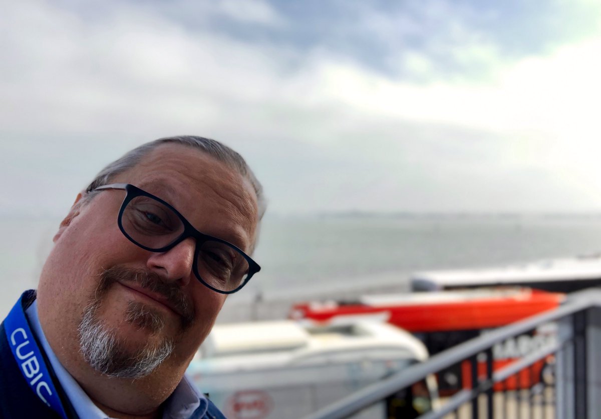 Working hard at #CalACT. So many buses! So little time! #NextBus