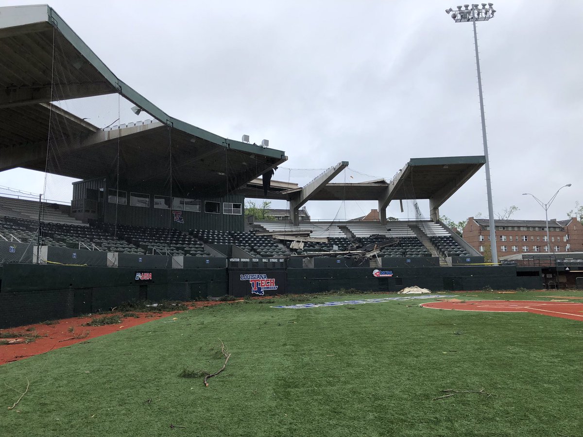 LATechBSB's tweet photo. Our student-athletes and student body are safe, which is our main concern.

We are still in shock over the devastation to our city and our campus.

Thank you to everyone for the thoughts and prayers. We CAN and WILL rebuild. https://t.co/DxICV6z6z9