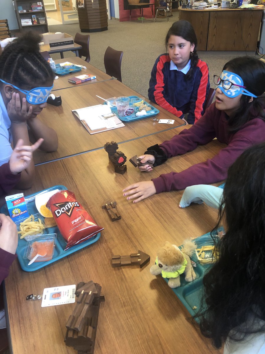 Brandenburglib's tweet photo. Working with The Empathy Toy during lunch! @Brandenburglib @BburgCougars @IrvingLibraries https://t.co/XBZvV9l0fI