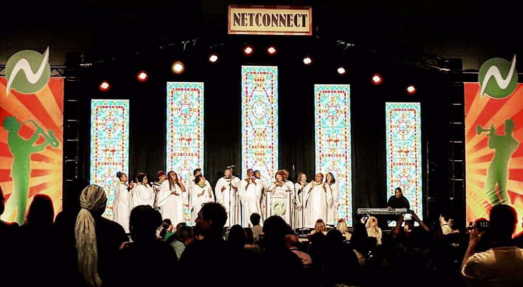 Netchex's tweet image. We went to church to start Netconnect Day 2! #Netconnect2019 #Netchex