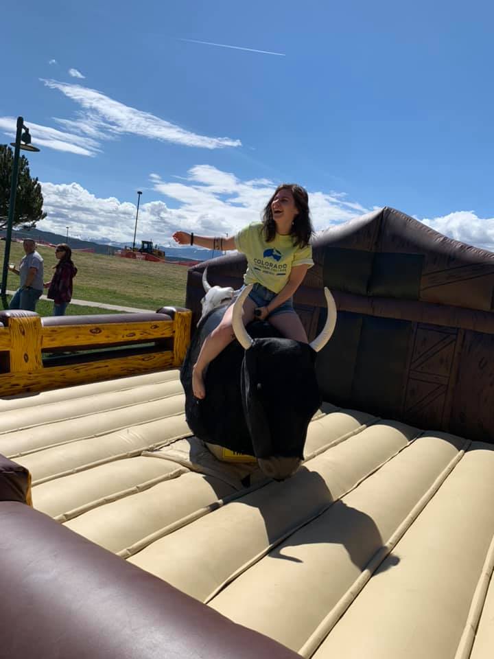 ColoMtnCollege's tweet photo. The carnival & pig roast event has been a tradition at #CMCSpringValley for years. What better way to celebrate an awesome Spring Semester than a HUGE party!!! #goodtimes https://t.co/oF59a4BL5k