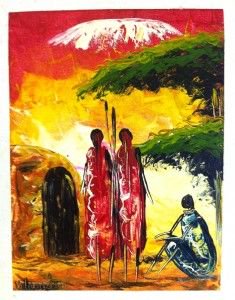 LiveTwiceOrg's tweet photo. There are still a couple of beautiful original tribal oil paintings - currently HALF PRICE! (which were brought home from Kenya by @LizEarleMe in her suitcase) - available on our website @LiveTwiceOrg #grababargain #africanart #kenya #lizearleme https://t.co/rv4y3MKMvt