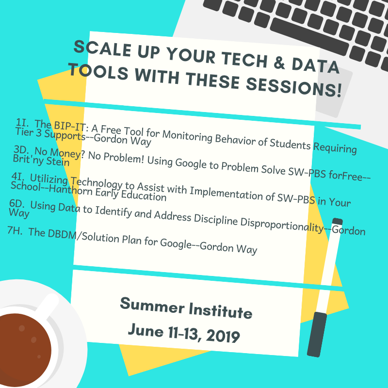 MOSWPBS's tweet photo. Interested in learning more about data and technology tools related to Schoolwide Positive Behavior Supports? Our Summer Institute will give you the tools you need! Register today! https://t.co/eFnRxcfKmG https://t.co/cgrWuxlVud