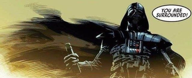 sw_holocron's tweet photo. “You are surrounded!”

“All I am surrounded by is fear. And dead men.” https://t.co/OQJvVZkjOI