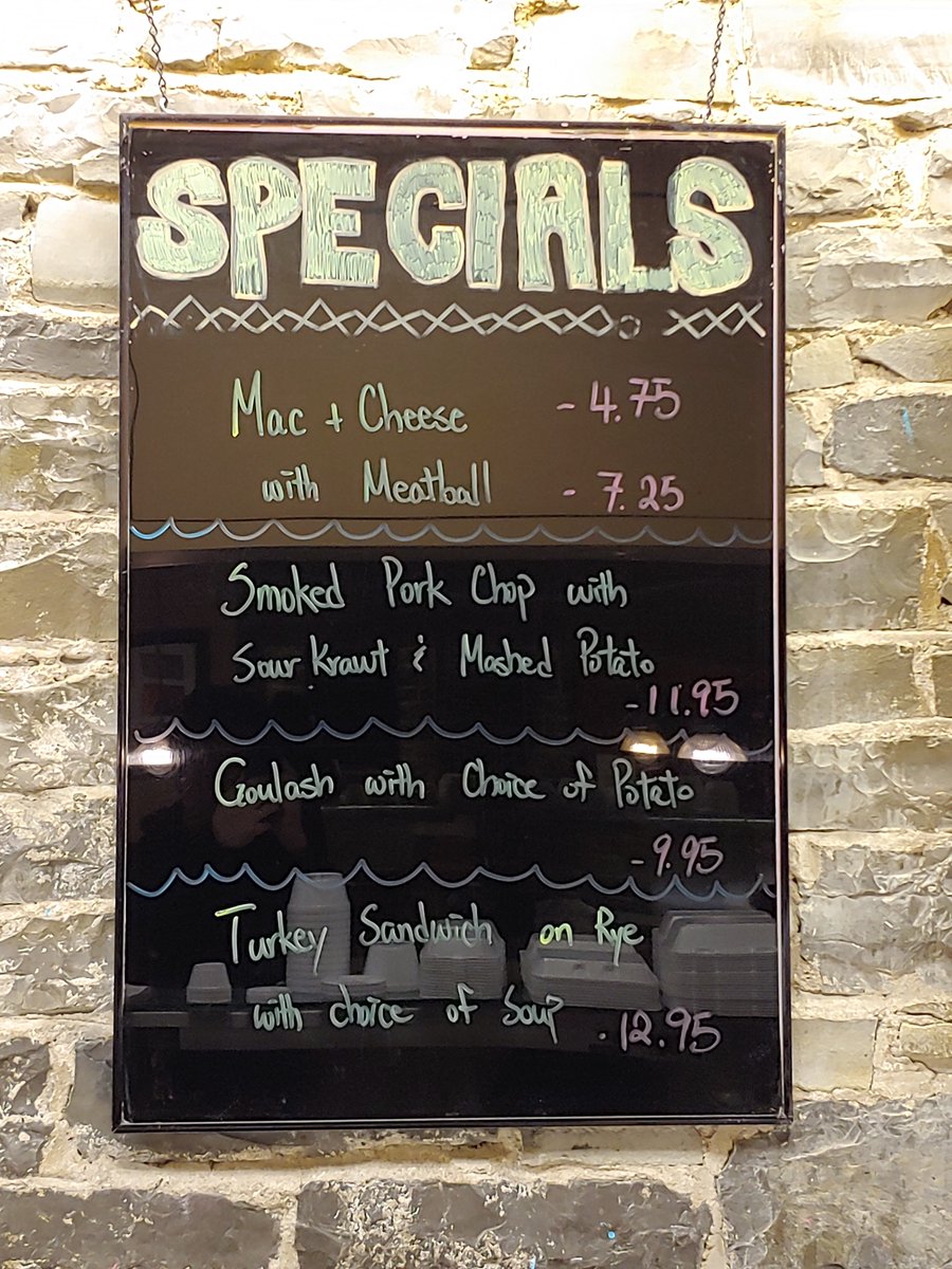 goldenroosterCC's tweet photo. Today's specials (April 25th, 2019):
#KingstonOntario #YGK https://t.co/G5iiQI2foS