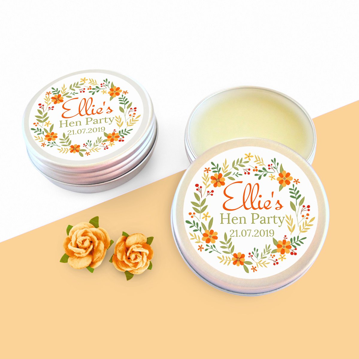 Floral Hen Party Personalised Lip Balms... The Girls will Love!
#womaninbiz #wnukrt #EarlyBiz #uksopro #etsy #Etsyuk #henparty #wedding #favours #bridetribe #hendo #irishwedding
