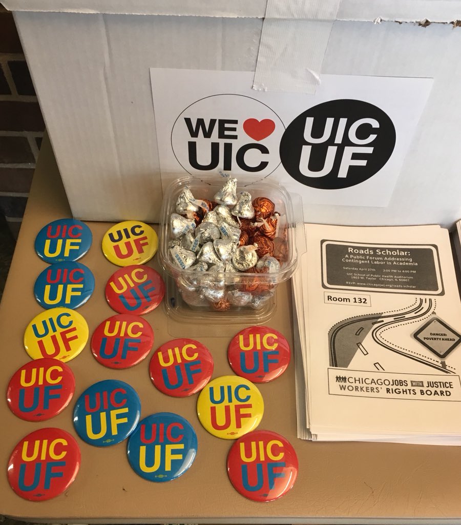 veronicapopp's tweet photo. Come to East Campus BSB 145 until 12.15pm today to read the contract, ask questions and vote! @UICUF #UnionStrong #ThisisUIC #Solidarity #OneUnionOneFaculty https://t.co/oF8oYEQ2vO