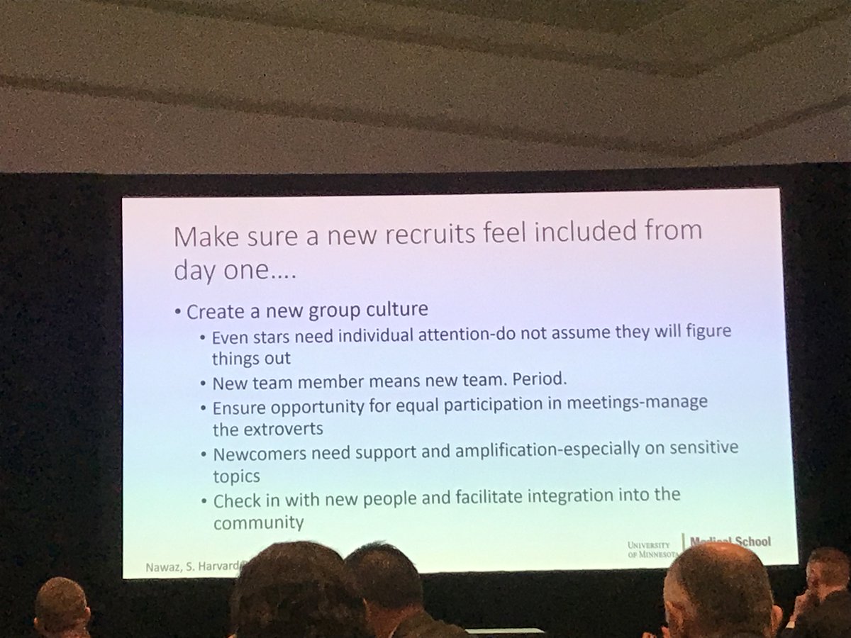 A_O_MD's tweet image. Dr. @PTermuhlen speaking at #SEW2019 on retention of a diverse medical workforce: alter group culture to create opportunity for equal participation.

@Surg_Education #ilooklikeasurgeon
