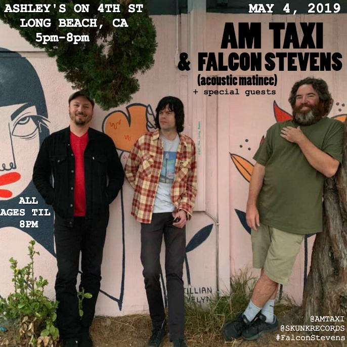 Miguel from #SkunkRecords 
(<a href="/sublime/">Sublime</a>, <a href="/slightlystoopid/">Slightly Stoopid</a>, <a href="/lbdamusic/">LB Dub Allstars</a> &amp; more!)
performing as #FalconStevens on May 4, 2019 
at Ashley's on 4th St. in #LBC 
with friends <a href="/AMTaxi/">AM Taxi</a> (Chicago) +special guests
Acoustic Matinee Event • 5pm-8pm • All Ages • FREE
#longbeach #sublime #music