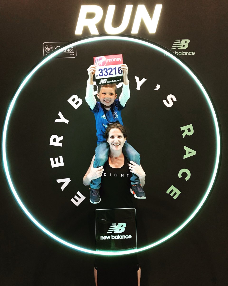 caoimhebamber's tweet photo. Alex (5) loved the London Marathon expo & asked the lady on the registration desk if he could run too.ππΌββοΈIβve run a fair few races in all kinds of interesting places but @LondonMarathon is my fave: the expo, the course, the support.π#vlm2019 #excited #5yearsold #futuremarathoner https://t.co/zMpvCflJK5