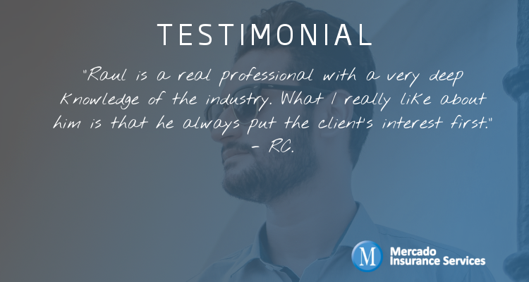 WHAT CUSTOMERS SAY:
'Raul is a real professional with a very deep knowledge of the industry. What I really like about him is that he always put the client's interest first.'
- RC.

#mercadoinsuranceservices #mercado #insurance #businessinsurance #smallbusiness #business