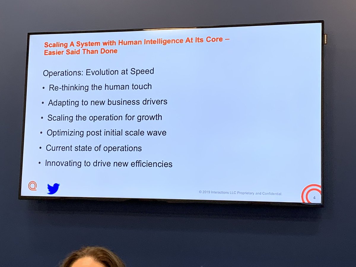 dschubmehl's tweet image. Interactions discusses how to add “the human touch” to its #AI IVA virtual assistant #InteractionsAnalystSummit