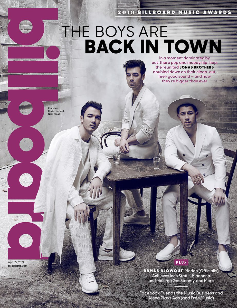 PopCrave's tweet photo. The @JonasBrothers for @Billboard magazine. (📸: Ruvan Afanador) https://t.co/vdGwQe38CZ
