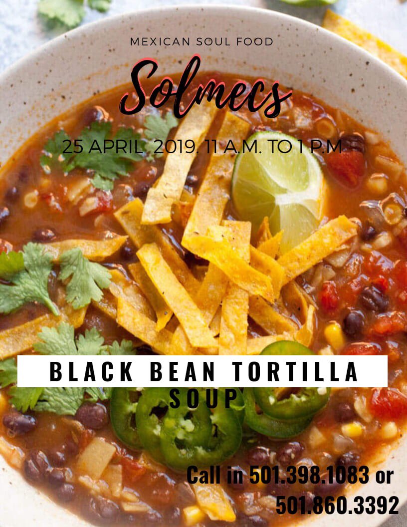 solmecs's tweet photo. Let us serve your for lunch on this cloudy day...Vegan black bean tortilla soup! #Solmecs #Eat2Live #HealthIsYourWealth #BroOB #Obafemi #Vegan #PlantBased #ElTacoMoro #ElTacoNegro #KingCooking #TheNaturalState https://t.co/Jb9E6OzmEQ