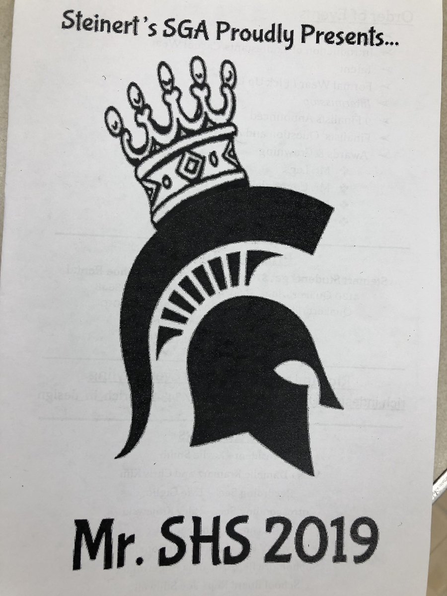 Can’t wait for tonight Mr. SHS tonight! $5 tickets are sold at the door. Show starts at 6:30 👑