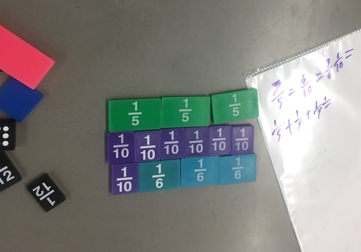 I had so much fun today with the 5th grade students at Anderson and Meade looking at equivalent fractions and then exploring Egyptian Fractions! <a href="/carnegielearn/">Carnegie Learning</a> #longlivemath <a href="/nrichmaths/">NRICH maths</a>