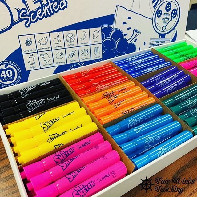 FairWindsTeach's tweet photo. My teacher heart is beyond happy! ❤️🧡💛💚💙💜🖤 #mrsketch #mrsketchmarkers #smellie #teacherproblems @amazon @mrsketchscented #teachersfollowteachers #edchat #edchattech #teachersofinstagram #teacher #teacherlife #teacherlifeofig #igteachers #iteachto… https://t.co/HyEPkmitcH https://t.co/4xqXjiKRR5