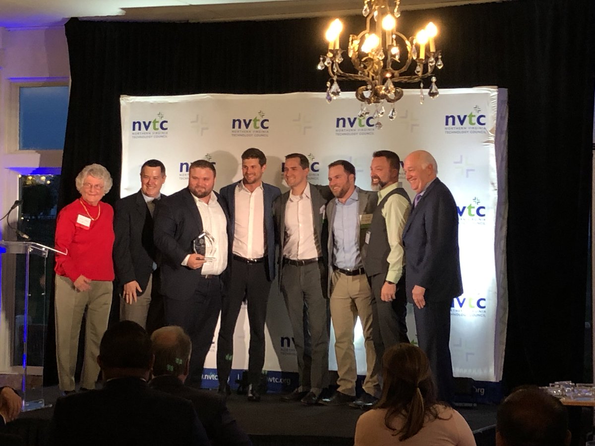 HITTContracting's tweet photo. #TBT to last night at the @NoVaTechCouncil Data Center Leadership Awards. Congrats to vice president Bob Shawver, senior project manager Jon Duffey, and project managers Chris Jewell, Nick Cunningham, and Mark Rainey on your Data Center Construction Project award! #HITTTechnology https://t.co/zFUNEcqeyC