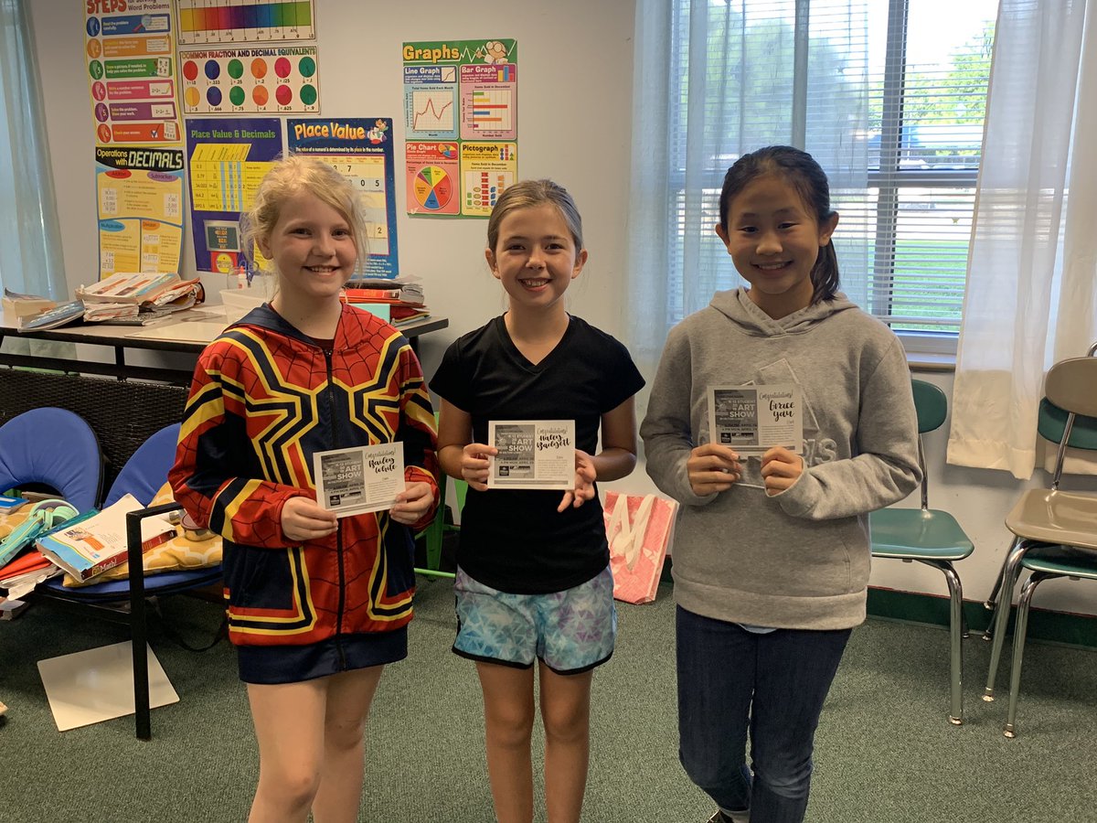 So proud of my HR girls who were selected to represent <a href="/EubanksDragons/">Eubanks Intermediate</a> AND <a href="/Carrollisd/">Carroll ISD</a> in the 2019 Art Show-held in Southlake Town Square!  Come out this weekend and support our Dragons!! #soproud #theresnoplacelikeEIS #carrollrocks #eubanksfamily