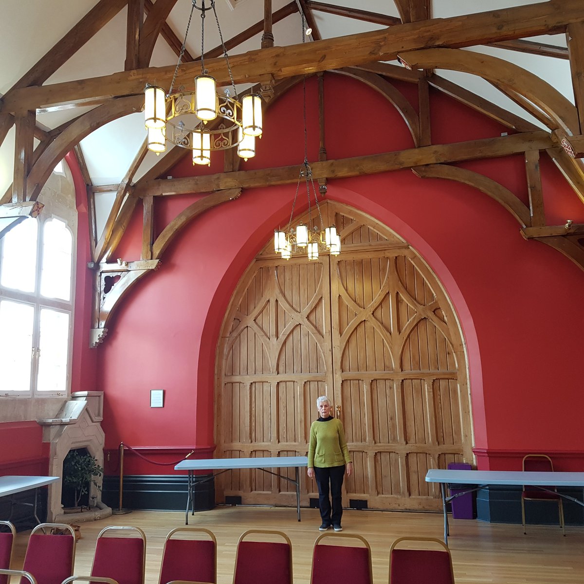 Checking the venue for new spoken word show #Tracks on May 16th, with my lovely director 
<a href="/wokywellbeingwk/">Wokingham Wellbeing Week</a>
 It's Wokingham Town Hall! Think it'll do?! Here's a link for free tickets. One night only. Do come! eventbrite.co.uk/e/tracks-by-sa…