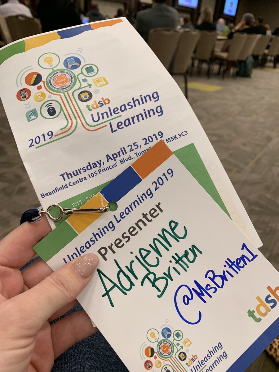 MsBritten1's tweet photo. Another inspiring &amp; energizing day at #UnleashingLearning. Grateful for the opportunity to present &amp; a big thanks to all those who attended! 💯

#DLL #tdsbdirector 
#tdsbbul19 @TDSB_TLT @tdsb @malloy_john https://t.co/FjvFptZVg2