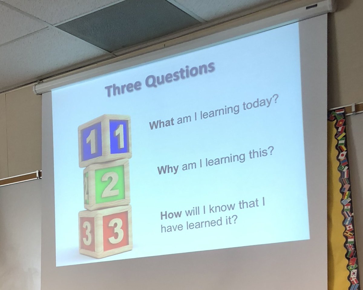 Dr Doug Fisher “students who know what they are supposed to be learning are 3 times as likely to learn it.” #TeamGBSD learning together. #KnowYourWhy #Empower &amp; #InspireEACHStudent @akautz73 <a href="/SParvankin/">Shannon Parvankin</a> <a href="/sarahwhithayden/">Sarah Hayden</a> <a href="/belliot66/">Beth Elliot</a> <a href="/SSalvitelli/">Samantha Salvitelli</a> <a href="/JulieRowell20/">Julie Rowell</a> @LatterKendra