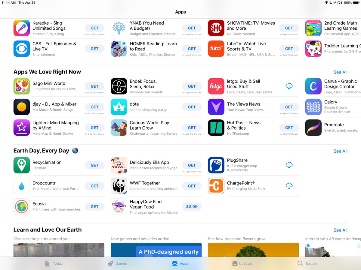 plugshare's tweet photo. 🥰 Happy to share that PlugShare is featured in the Apps tab of the #AppStore under “Earth Day, Every Day” #EarthDay https://t.co/kgGCrjDmQz

#MobileApp #Apple #PlugShare #EVcharging #navigation #electriccars #electricvehicles #EVs #emobility #EarthDay2019 #earthdayeveryday https://t.co/M8jpGexIaH