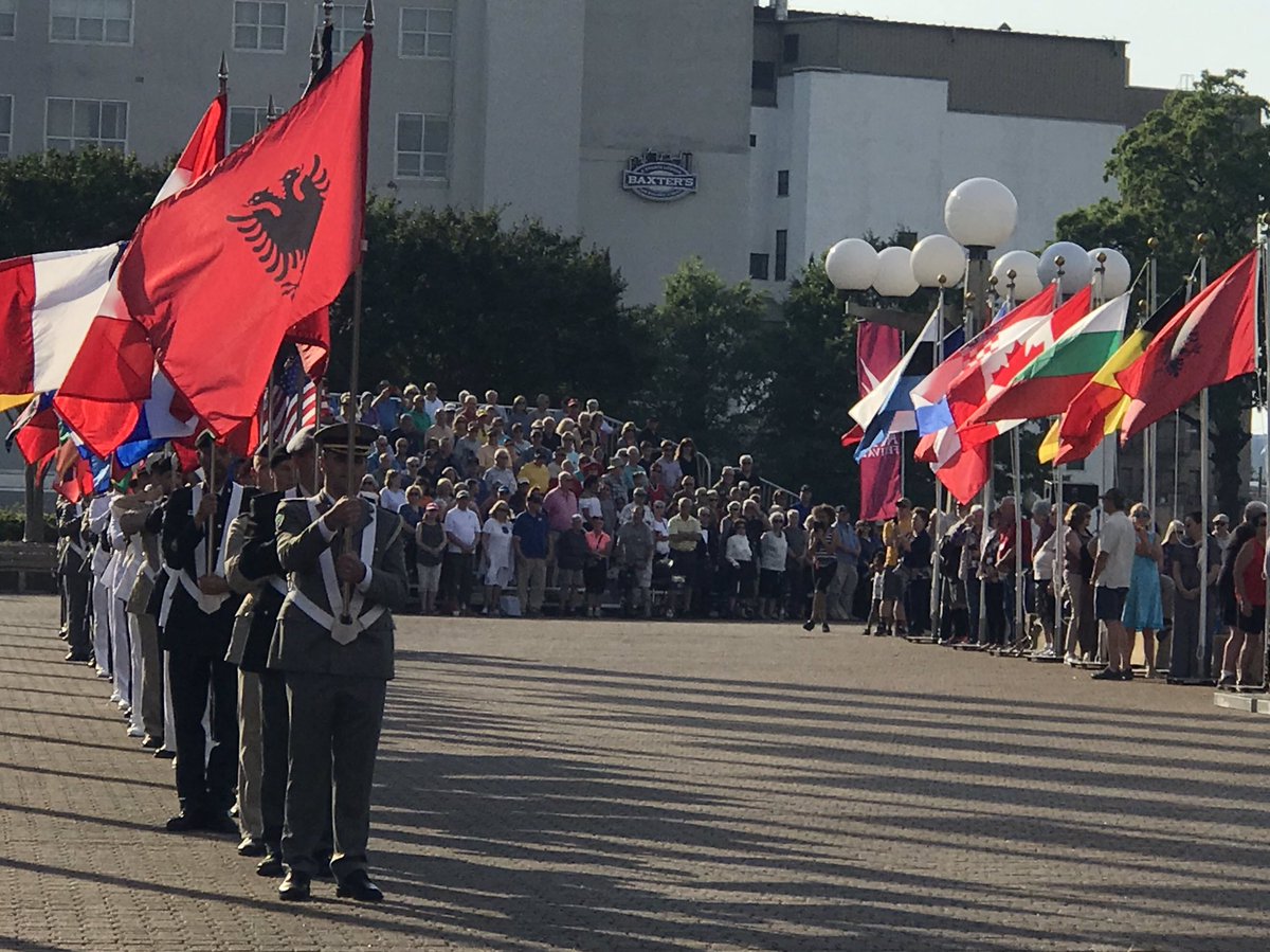 borameco1's tweet photo. #FlagRaising #NATO_ACT #NATO #NorfolkVA #Virginia #MinMbrojtjes https://t.co/2vCwp9Qkme