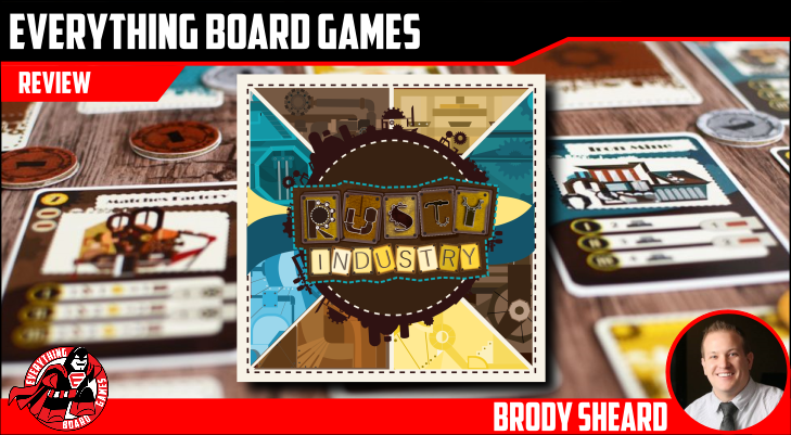Today Brody checks out a new economic tableau building game - Rusty Industry - from Yodeling Ogre Games. This one is currently on #Kickstarter, so check out the review then go check out the campaign! bit.ly/2WcmiAJ <a href="/YodelingOgre/">Damian (Yodeling Ogre Games)</a> <a href="/BoardgameBrody/">Boardgame Brody</a>