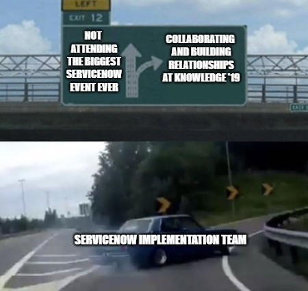 ITCoalition's tweet photo. Looking forward to meeting more people within the #ServiceNow community and learning more about this incredible platform at #Knowledge2019! @knowledgememes @Know365 https://t.co/WbCy26IKiW
