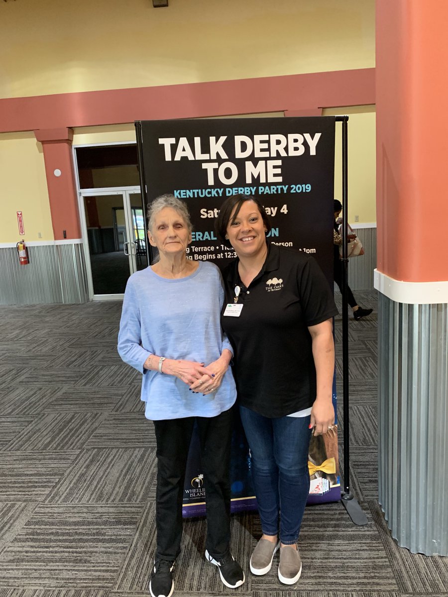 OaksBethesda's tweet photo. When a resident wants to bet on the dogs for her Live a Dream, we take her. @TrilogyLiving #TrilogyLiving @WheelingCasino https://t.co/YSgZHDV34d