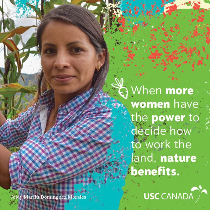 seedchange_'s tweet photo. When women farmers are empowered to make decisions in their communities, everyone - including mother nature - benefits! 

#Genderequity starts by empowering women in their fields. Let's get women #farmers the support and recognition they deserve. https://t.co/CNnowGoeTi https://t.co/8qLlSidMMP