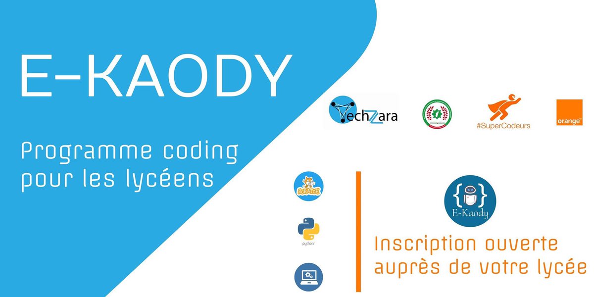 rindraloic's tweet photo. E-kaody, un programme pilote de #coding pour les #jeunes lycéens basés à #Antananarivo, #Madagascar. 
Une initiative de @TechZaraMada , @orange_mg et du @Men_mada. https://t.co/tiUoSOGdDH