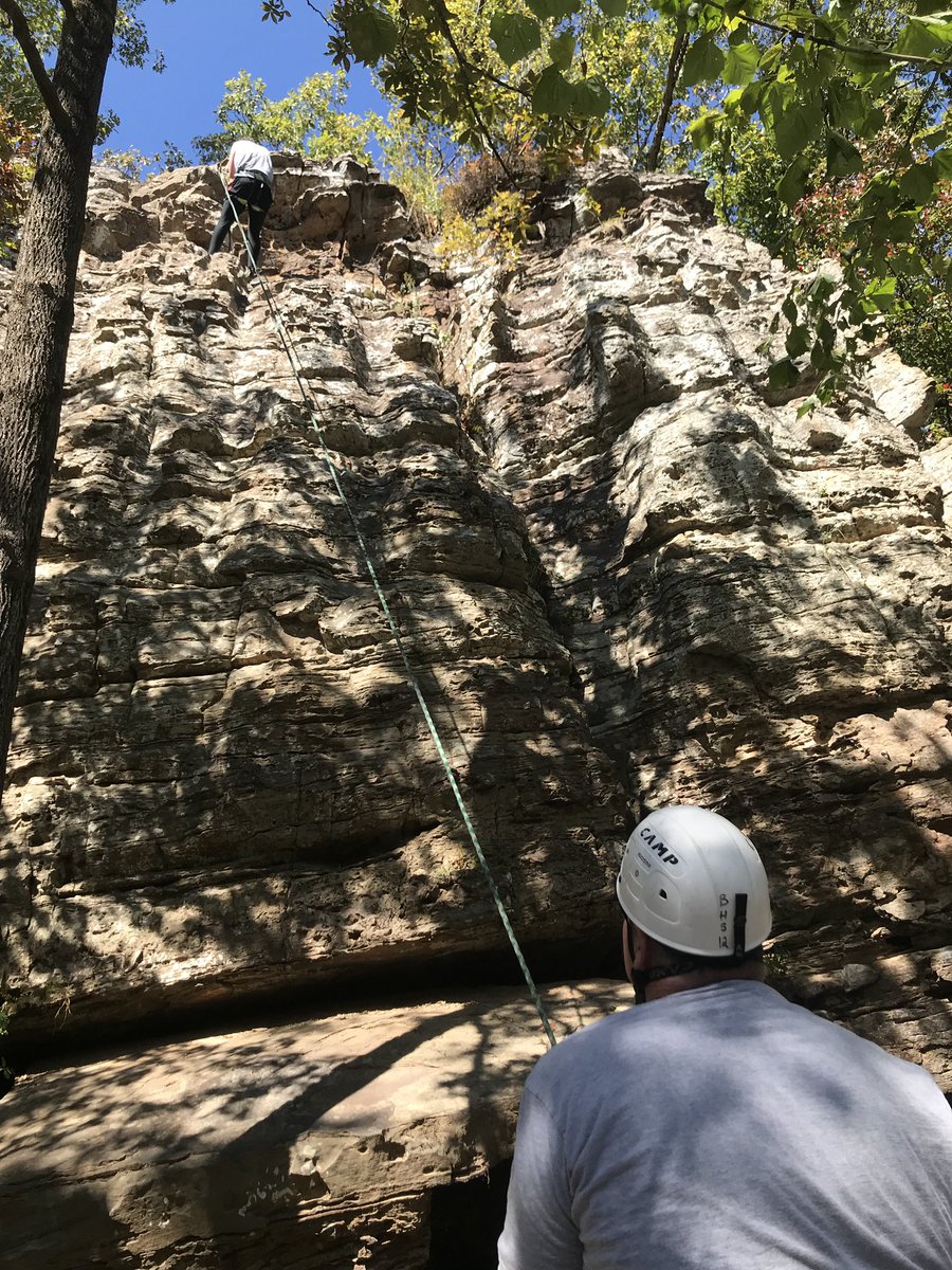 BentonvilleHS's tweet photo. BHS Outdoor Education courses were celebrated today at the NWA meeting of the Arkansas Game and Fish Commission.   250 students a year enjoy fishing, climbing, kayaking, and more with Coach Cherico and Mrs. Treat. 
@AR Game and Fish
#ARGF
#argameandfish https://t.co/abW3iRi9kf