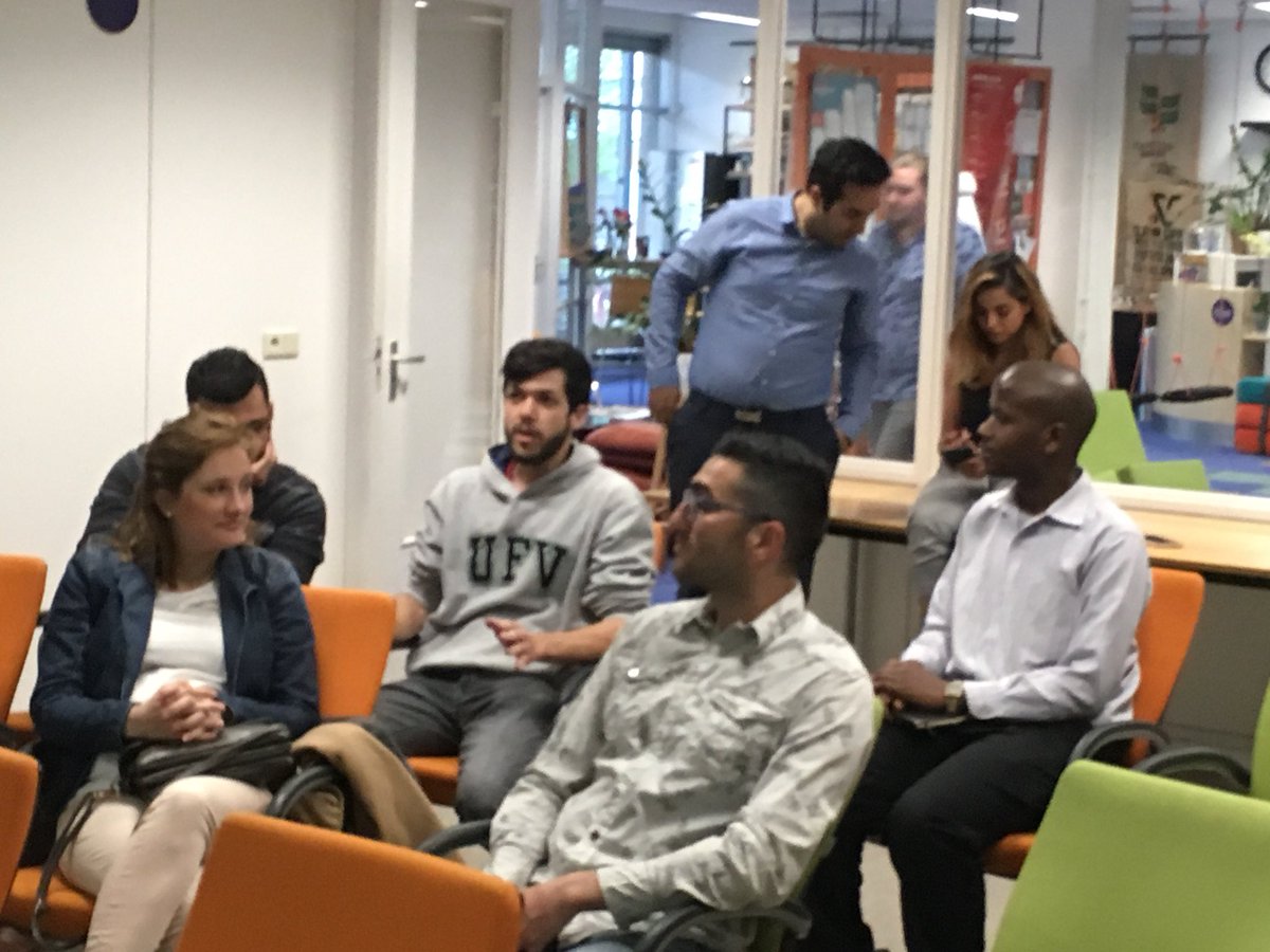 WTCTwente's tweet photo. First #international meet-up in #Emmen about the culture shock for #expats and Foreign start-ups with participants from #Iran #Italy #Brazil #Ukraine and #Kenia. #IWCN #ConnectingTheBusinessWorld https://t.co/58FAh011xY