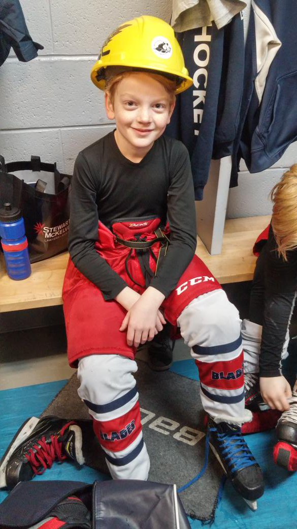 Player of the game, Jamieson Nash and Hardest Worker, Hudson Lane.