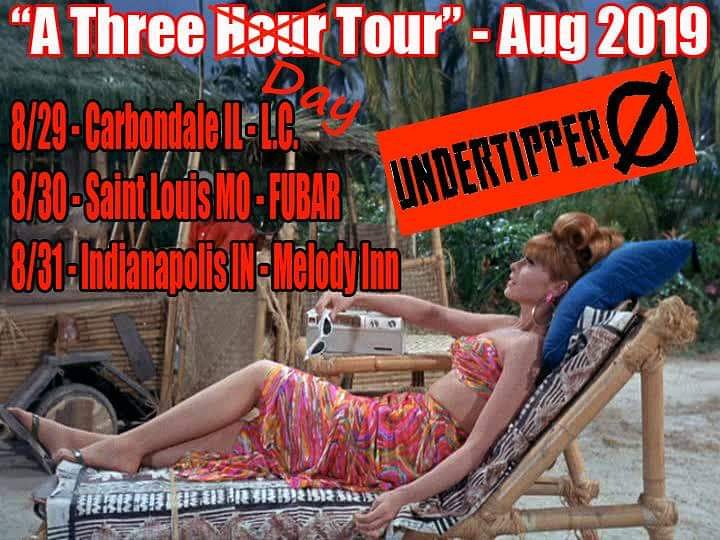 UnderTipper's tweet image. Summer tour 2019