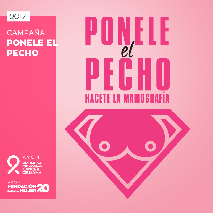 FundacionAvon's tweet photo. ❣ ¡#PoneleelPecho llegó a más de 23 millones de mujeres! Junto a @natalia1oreiro invitamos a mujeres a hacerse la mamografía anualmente (2017). https://t.co/cBGl9FrHQw