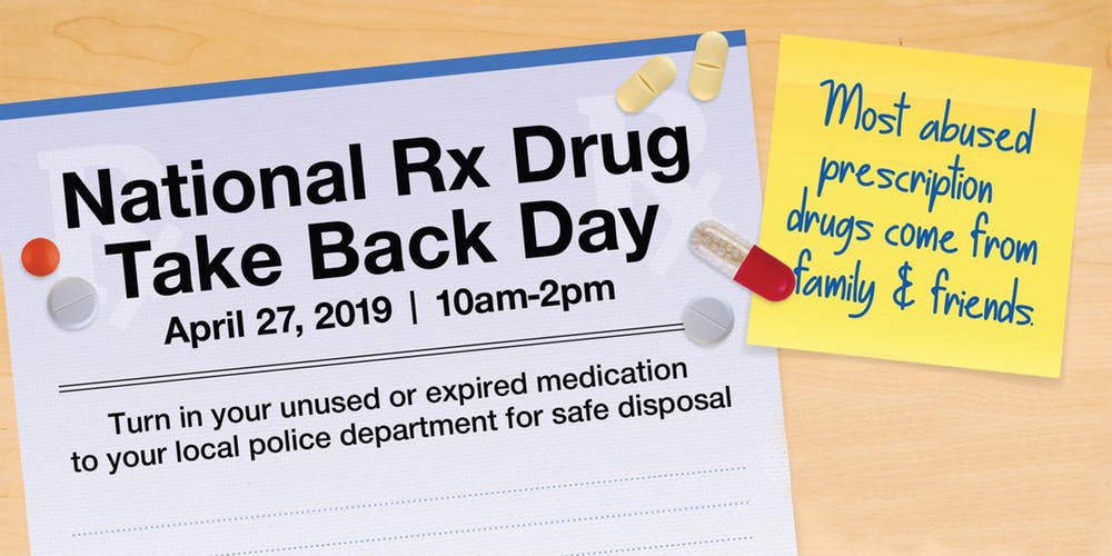 OpioidPreventBC's tweet photo. Don't forget to drop off those unused or expired prescriptions this Saturday!
https://t.co/j4nFIT57aH https://t.co/Ptl1whoz2O