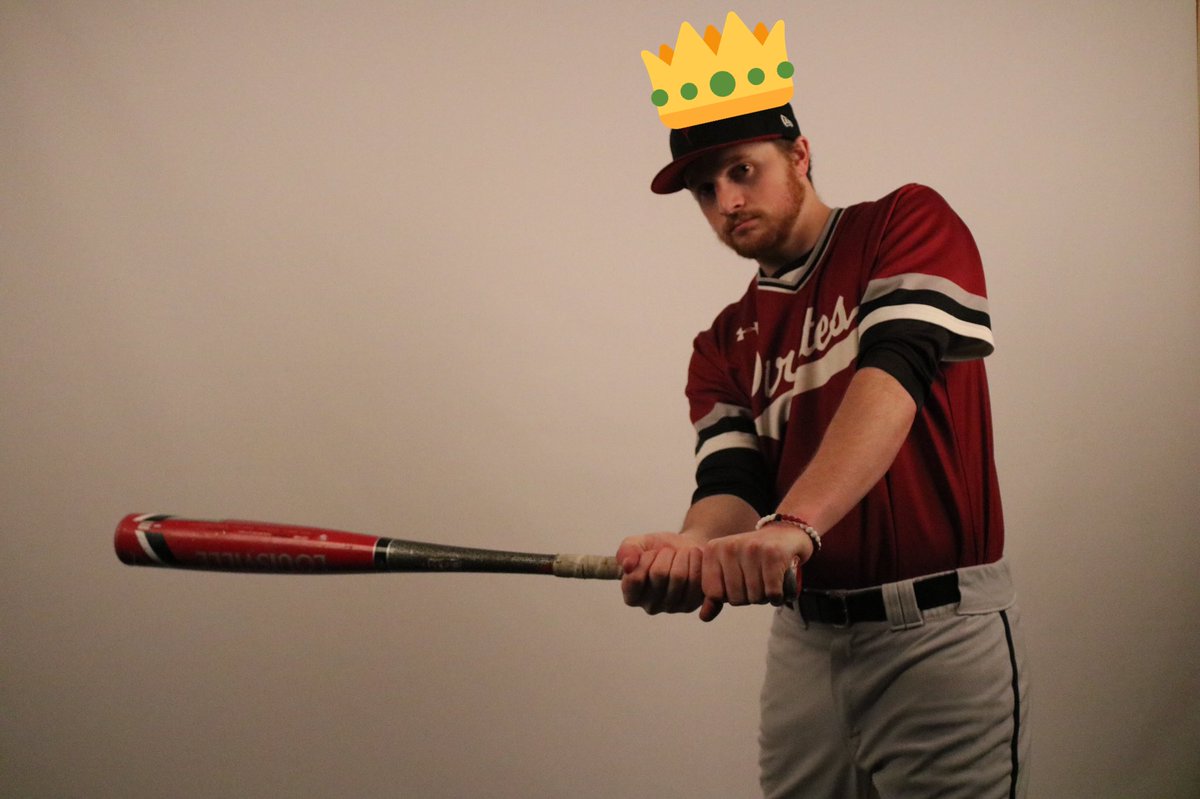 gobucsbaseball's tweet photo. Nick Nerud has won the 2019 NWC Batting Title! 

Nerud finished the regular season hitting .387 with a total of 58 hits

He hit safely in 20 of the Bucs 24 NWC games including 13 multi hit games 

👑👑👑 https://t.co/Htirz6ztGj